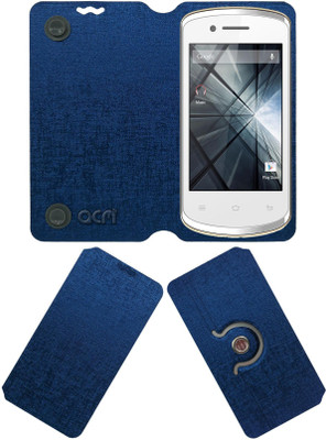 ACM Flip Cover for Karbonn A8 Star(Blue, Cases with Holder, Pack of: 1)