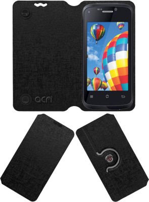 ACM Flip Cover for iBall Andi 3.5KKe Plus(Black, Cases with Holder, Pack of: 1)