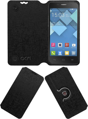 ACM Flip Cover for Alcatel Onetouch Idol Mini 6012D(Black, Cases with Holder, Pack of: 1)