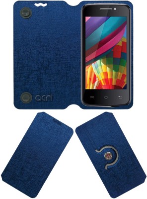 ACM Flip Cover for iBall Andi 4.5z(Blue, Cases with Holder, Pack of: 1)