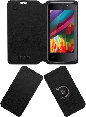 ACM Flip Cover for iBall Andi 4.5z(Black, Cases with Holder, Pack of: 1)
