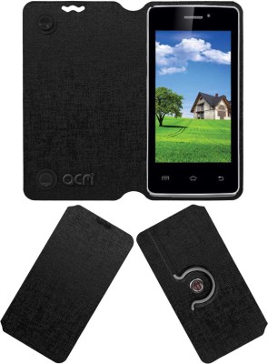 ACM Flip Cover for iBall Andi 4P Class X(Black, Cases with Holder, Pack of: 1)