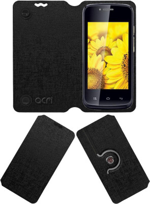 ACM Flip Cover for Iball Andi 3.5v Genius 2(Black, Cases with Holder, Pack of: 1)