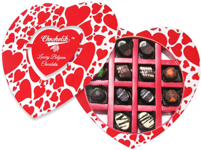 

Chocholik Valentines Day Gift Box - My Heart is Always Yours Chocolate Box - 12Pc Truffles(106)