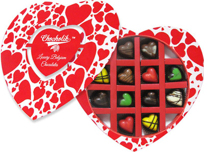 

Chocholik Valentines Day Gift Box - Always There For You Chocolate Box - 12Pc Truffles(106)