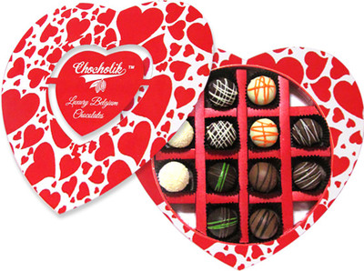 

Chocholik Valentines Day Gift Box - You Are The Reason Behind My Smile Chocolate Box - 12Pc Truffles(106)