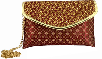 

ALIVE Party Brown Clutch