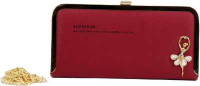 

ALIVE Casual Maroon Clutch