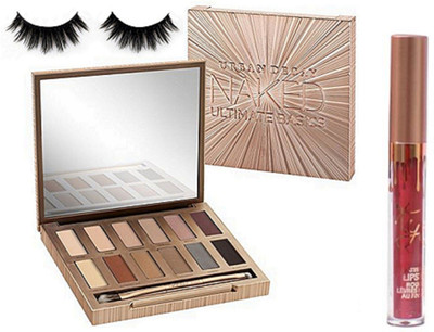 

Urban Decay Ultimate Eyeshadow, Limited Edition Lip Gloss Fusion & Eyelashes Mac(Set of 3)