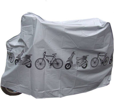 

FurMito Dustproof ,Waterproof UV Protector Bicycle Cover Free Size(Grey)