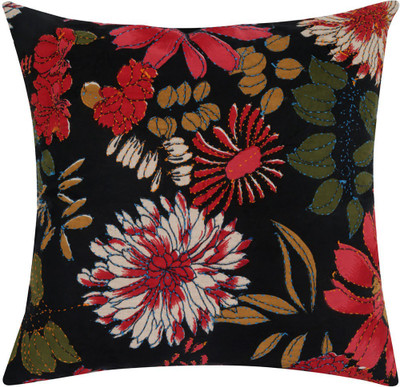 41% OFF on Rajrang Floral Cushions Cover(40 cm*40 cm, Black) 41% OFF on Rajrang Floral Cushions Cover(40 cm*40 cm, Black)