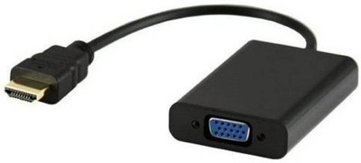 

Growth Convertor Connector HDMI to VGA Cable (Multicolor) YTHG2585 HDMI Cable(Compatible with Mobile, Laptop, Tablet, Mp3, Gaming Device, Black)