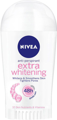 

Nivea Extra Whitening Deodorant Stick - 40ml Deodorant Stick - For Men & Women(40 ml)