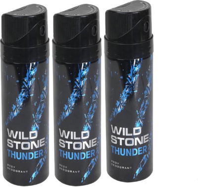 

Wild Stone Thunder Deodrant Spray For Men Deodorant Spray - For Men(450 ml, Pack of 3)
