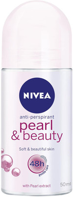 

Nivea Anti-Perspirant Pearl & Beauty, Pearl Extract - 50ml Deodorant Roll-on - For Men & Women(50 ml)
