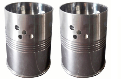 

Kuber Industries 1 Compartments Steel Desk Organizer(Silver)