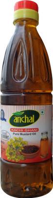 Anchal Kachi Ghani Pure Mustard Oil 1 L available at flipkart for Rs.108