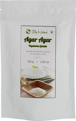 

By Nature Agar Powder - Vegetarian Gelatin Agar Agar Powder(100 g)