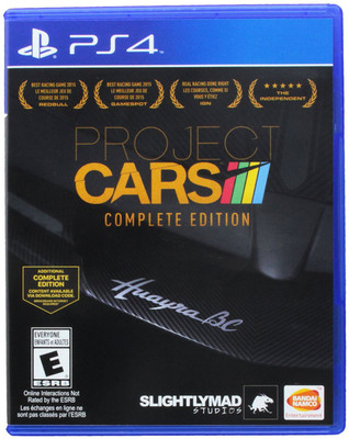 

PLAYSTATION PROJECT CARS COMPLETE EDITION Gaming Accessory Kit(Black&Blue, For PS4)