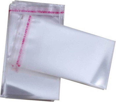 

Babji CT002 10 X 14 Incj BOPP Transparent Bags Set Of 100Pcs BOPP 10 X 14(Silver)