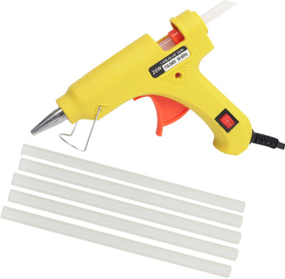 

iwill Electric 20W Hot Melt Glue Gun (7 MM) With 5 Pcs Free Big Clear Hot Melt Glue Sticks Standard Temperature Corded Glue Gun (7 mm) Standard Temperature Corded Glue Gun(7 mm)