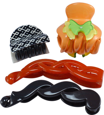 

Saamarth Impex Hair Butterfly Clip for Girls and Women Set of 4 Hair Clip(Multicolor)
