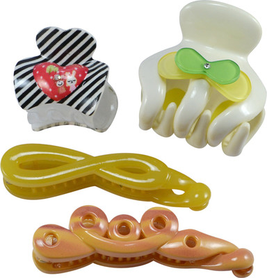 

Saamarth Impex Hair Butterfly Clip for Girls and Women Set of 4 Hair Clip(Multicolor)
