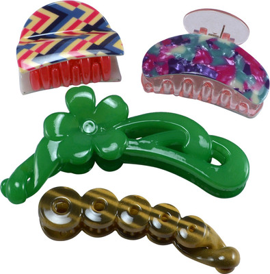 

Saamarth Impex Premium Quality Hair Clip / Clutcher For Women Latest Designs Clips,Daily Wear Hair Accessories-4 Piece Hair Clip(Multicolor)