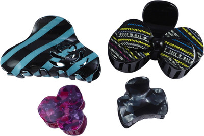 

Saamarth Impex New Fashion Simple Hair Clip Hair Claw Hair accessories for Women Hair -4 Piece Hair Claw(Multicolor)