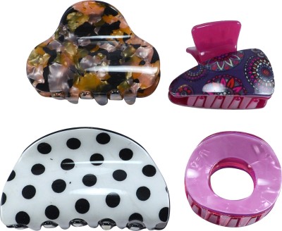 

Saamarth Impex Premium Quality Hair Clip / Clutcher For Women Latest Designs Clips,Daily Wear Hair Accessories-4 Piece Hair Claw(Multicolor)