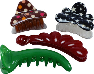 

Saamarth Impex Premium Quality Hair Clip / Clutcher For Women Latest Designs Clips,Daily Wear Hair Accessories-4 Piece Hair Clip(Multicolor)