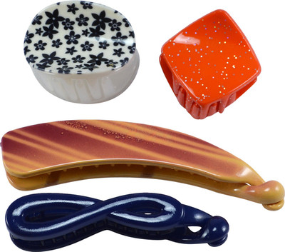 

Saamarth Impex Premium Quality Hair Clip / Clutcher For Women Latest Designs Clips,Daily Wear Hair Accessories-4 Piece Hair Clip(Multicolor)