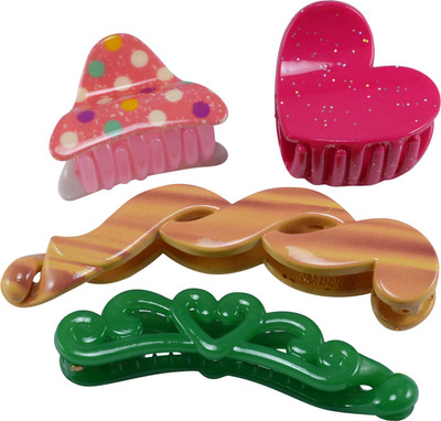 

Saamarth Impex Premium Quality Hair Clip / Clutcher For Women Latest Designs Clips,Daily Wear Hair Accessories-4 Piece Hair Clip(Multicolor)