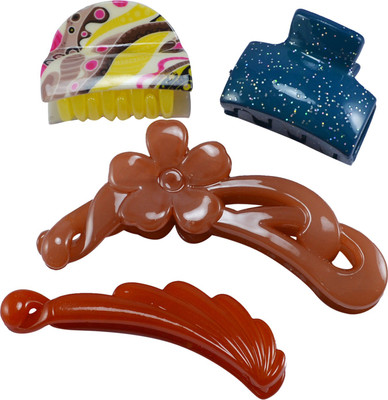 

Saamarth Impex Hair Butterfly Clip for Girls and Women Set of 4 Hair Clip(Multicolor)