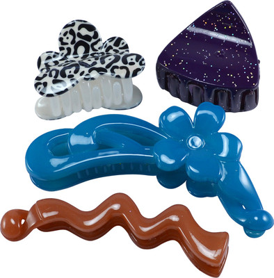 

Saamarth Impex Hair Butterfly Clip for Girls and Women Set of 4 Hair Clip(Multicolor)