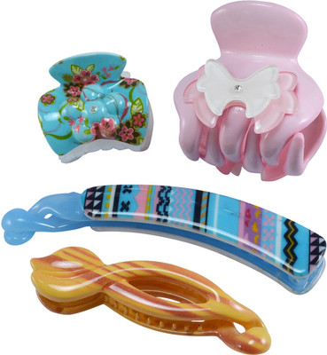 

Saamarth Impex Premium Quality Hair Clip / Clutcher For Women Latest Designs Clips,Daily Wear Hair Accessories-4 Piece Hair Clip(Multicolor)