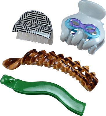 

Saamarth Impex Various Design Multi Color Jaw Unit 4 Unit Hair Accessories, Hair Clips Hair Clip(Multicolor)