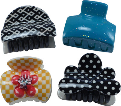 

Saamarth Impex Premium Quality Hair Clip / Clutcher For Women Latest Designs Clips,Daily Wear Hair Accessories-4 Piece Hair Claw(Multicolor)
