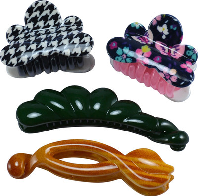 

Saamarth Impex New Valentine Gifts for Girlfriend Hair Clip ,Various Design 4 Piece Set Accessories Hair Clip(Multicolor)
