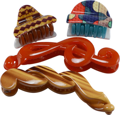 

Saamarth Impex Hair Butterfly Clip for Girls and Women Set of 4 Hair Clip(Multicolor)