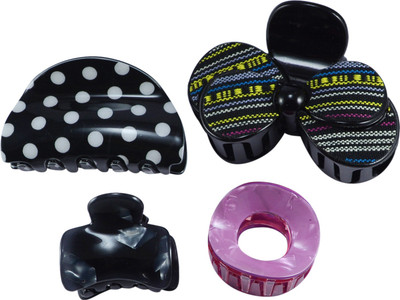 

Saamarth Impex Various Design Multi Color Jaw Unit 4 Unit Hair Accessories, Hair Clips Hair Claw(Multicolor)
