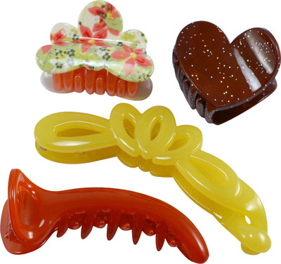 

Saamarth Impex Hair Butterfly Clip for Girls and Women Set of 4 Hair Clip(Multicolor)