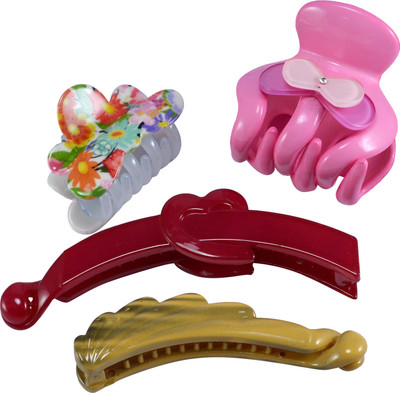 

Saamarth Impex Premium Quality Hair Clip / Clutcher For Women Latest Designs Clips,Daily Wear Hair Accessories-4 Piece Hair Clip(Multicolor)