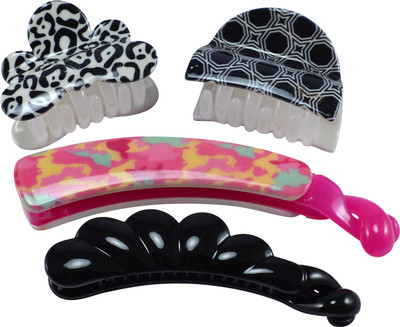 

Saamarth Impex New Valentine Gifts for Girlfriend Hair Clip ,Various Design 4 Piece Set Accessories Hair Clip(Multicolor)