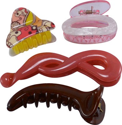 

Saamarth Impex New Valentine Gifts for Girlfriend Hair Clip ,Various Design 4 Piece Set Accessories Hair Clip(Multicolor)