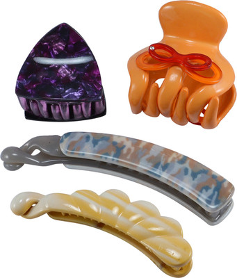 

Saamarth Impex Various Design Multi Color Jaw Unit 4 Unit Hair Accessories, Hair Clips Hair Clip(Multicolor)