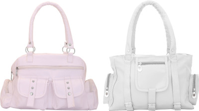 

Lady bar Hand-held Bag(White)