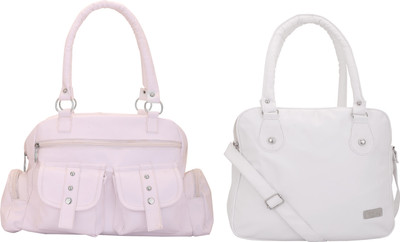 

Lady bar Hand-held Bag(White)
