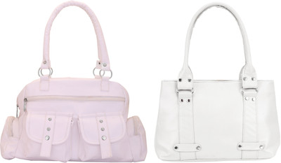 

Lady bar Hand-held Bag(White)