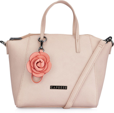 

Caprese Satchel(Pink, Beige), Beige;pink